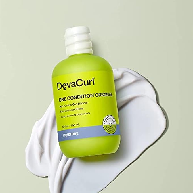 DevaCurl ONE CONDITIONÂ® ORIGINAL RICH CREAM CONDITIONER, SOFT LEMONGRASS, 12 FL. OZ. - Image 2